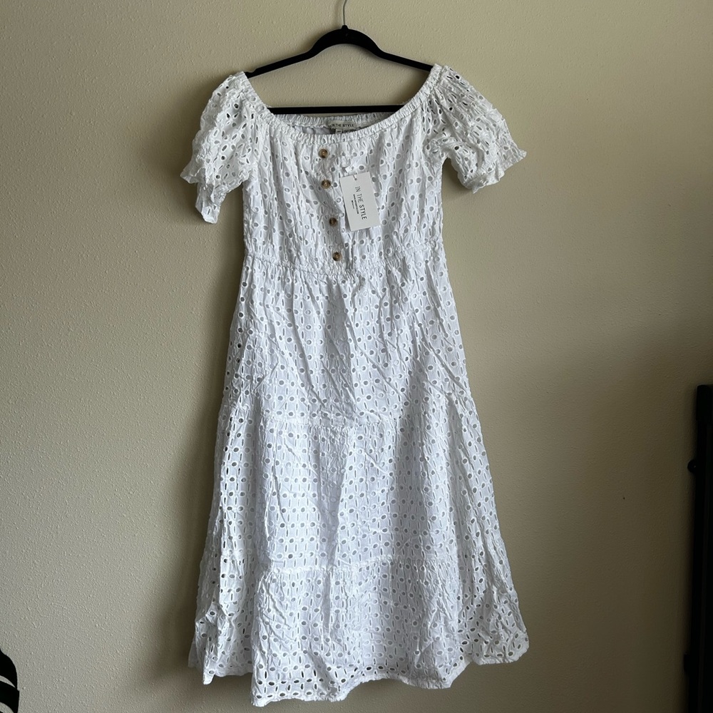 NWT Boutique white dress size XL